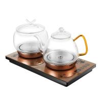 全自动上水壶电热烧水壶煮茶器茶台一体家用抽水泡茶具电磁炉专用 金色(金色手柄)