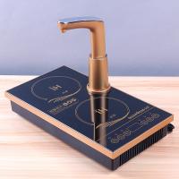 平板电磁茶炉泡茶电磁炉茶具茶桌烧水壶嵌入式全自动上水电热水壶 亮黑自动上水平板37*20cm单机