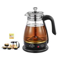 玻璃全自动蒸茶器养生壶黑茶普洱茶煮茶器工厂直销 C22款煮茶器加玻璃五件套