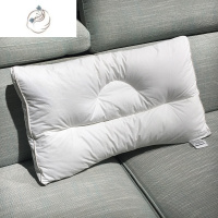 舒适主义大豆纤维枕头芯保健低枕矮枕 单人学生柔软护颈枕一对需拍2只