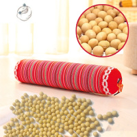 舒适主义黄豆颈椎枕头糖果荞麦枕护颈 圆柱枕头荞麦皮圆枕成人黄豆护颈枕