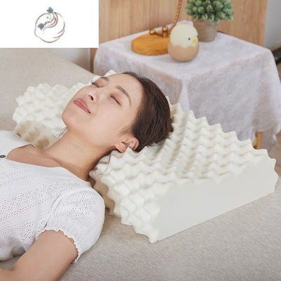 舒适主义T记忆枕头枕芯一对装家用记忆护颈椎睡眠专用橡胶四季款
