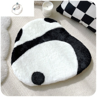 舒适主义熊猫坐垫可爱学生教室座垫椅子垫屁股垫子毛绒办公室久坐椅垫屁垫