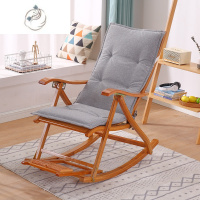 舒适主义躺椅坐垫靠垫一体摇椅棉垫子四季通用加厚秋冬折叠椅子懒人椅长垫