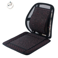 舒适主义坐垫夏季凉垫木珠凉席椅子垫屁垫办公室久坐护腰汽车货车靠垫靠背