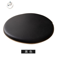 舒适主义圆形记忆棉坐垫椅垫吧台卡座地上座垫办公久坐皮质防滑圆凳屁垫子