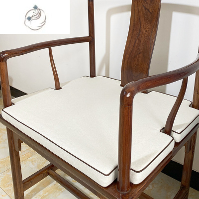 舒适主义定制异型棕垫椅垫红木实木沙发圈椅太师椅椅子茶椅防滑卡口坐垫麻