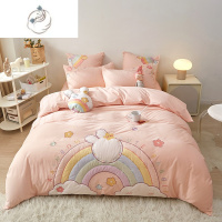 舒适主义卡通四件套100儿童床单被套男孩女孩可爱三件套床上用品4