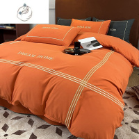 舒适主义小红书推荐欧式床单四件套裸睡床笠加厚被套三件床上用品