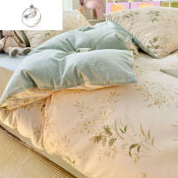 舒适主义ins风四件套100南通床品床上四件套被套罩床单三件套宿舍