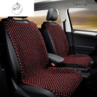 舒适主义五菱宏光之光面包货车夏季木珠子汽车坐垫轿车前排座套单个凉座垫