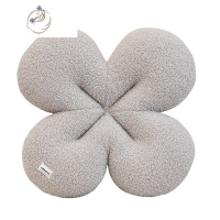 舒适主义[]客厅后花园 花朵厚坐垫靠枕泰迪毛绒沙发飘窗席地椅