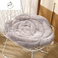 舒适主义椅子坐垫屁垫花瓣花朵椅垫办公室久坐女座垫毛绒凳子玫瑰座椅垫子