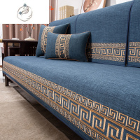 舒适主义新中式沙发垫实木沙发坐垫四季通用亚麻防滑垫子红木套罩高端新款