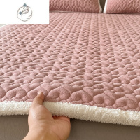 舒适主义2022新款牛奶绒床盖加绒夹棉榻榻米床单人冬季加厚水晶绒炕盖床垫