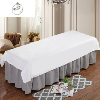 舒适主义美容床单 美容院专用开洞床单纯色推拿按摩SPA 单人学生宿舍床单