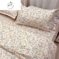 舒适主义床单单件100三件套被单被套被罩四件套枕套碎花小清新