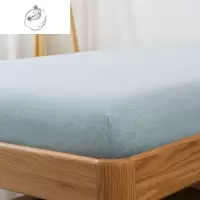 舒适主义春夏纯色无印针织天竺棉婴儿磨毛床笠子床单床罩单件超柔良品