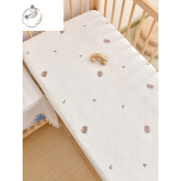 舒适主义新生婴儿床笠宝宝纱布幼儿园床单儿童拼接床垫罩四季通用定制