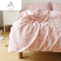 舒适主义日系田园小清新床单单件棉布被套单件1.5 1.8学生宿舍单人