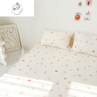 舒适主义樱桃小方 设计师原创日系少女床单床笠被单床包宿舍 定制尺寸