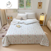 舒适主义酥软A类牛奶针织棉空调被子可机洗柔软轻盈薄被夏凉被不跑棉夏被