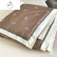 舒适主义ins北欧复古田园小碎花夏凉被莫代尔空调被可机洗凉感双人薄被子