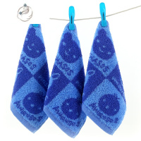 舒适主义[10条装20*20cm]幼儿园小毛巾口水垫加厚方巾卡通动物毛巾