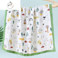 舒适主义新生儿浴巾宝宝纱布柔软吸水儿童洗澡毛巾被初生婴儿四季盖毯