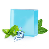 玫瑰精油皂天然祛痘手工皂嫩白补水洗脸皂沐浴香皂 3块装薄荷清凉除螨皂