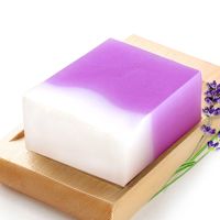 蜂蜜祛斑祛痘手工皂洗脸沐浴洗澡香皂精油洁面皂补水保湿控油 双色薰衣草祛痘手工皂