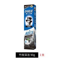 超白牙膏竹炭清新口气健康牙龈防蛀固齿茶倍健多规格可选 竹炭深洁（单支） 190g