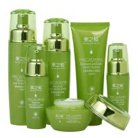 本坚果护肤品正品补水保湿控油收缩毛孔女学生化妆品水乳套装 六件套带精华+大礼包+气垫