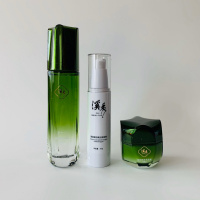 正品护肤品套装洗面奶拍拍水乳保湿霜素颜霜气垫面膜洁面啫喱 洁面+水+保湿霜