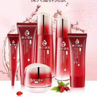 坚果护肤品套装正品补水保湿淡斑去气抗皱女化妆品套装品牌 【果之源本】六件套