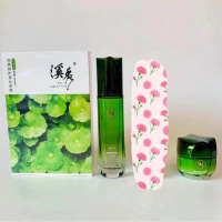 正品护肤品套装洗面奶拍拍水乳保湿霜素颜霜气垫面膜洁面啫哩 绿膜+拍拍水+保湿霜