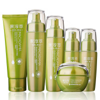 正品坚果护肤品补水保湿淡斑抗皱收缩毛孔孕妇植物化妆品套装 坚果六件套+10贴面膜+气垫