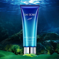 三件套补水保湿淡斑乳液防晒乳洗面奶护肤品化妆品套装 深海珍萃净颜洁面乳/120g