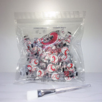 无纺布压缩面膜纸女100片粒 蚕丝超薄隐形一次性面膜扣水疗 玛姬儿50粒+1支水晶杆面膜刷