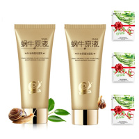 【专柜正品】蜗牛洗面奶补水保湿控油清洁祛痘洁面乳学生男女 【优惠】洗面奶*2送面膜