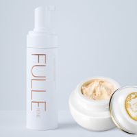 富勒烯洁面慕斯泡泡女男士抗皱去黑头洗面奶控油收毛孔洁面乳 【遮瑕嫩白】富勒烯洁面慕斯+贵妇膏