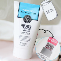 泰国 Q10氨基酸牛奶洗面奶女控油保湿洁面乳学生 牛奶洗面奶100g（一支装-无赠品）