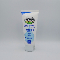 芦荟洗面奶祛痘去黑头嫩皙水分平衡芦荟胶洗面奶男女学生 牛奶清爽营养洁面乳 3瓶
