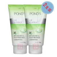 洁面乳 清澈透净米粹润泽粉润莹泽毛孔细致控油平衡洗面奶 控油平衡150g×2支