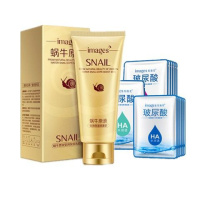 蜗牛原液洗面奶补水保湿控油洁面乳男女学生 洗面奶+送玻尿酸面膜10片