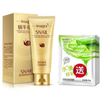 蜗牛原液洗面奶补水保湿控油洁面乳男女学生 【蜗牛洗面奶】+送5片面膜