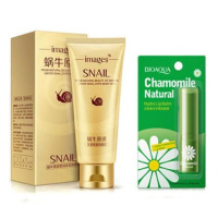 蜗牛原液洗面奶补水保湿控油洁面乳男女学生 【蜗牛洗面奶】+送润唇膏