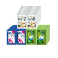 袋装去屑洗发水一次性5ml洗发露沐浴露批发小包旅行装 海飞丝20包+飘柔20包+潘婷20包