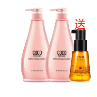 洗发水护发素去屑去油止痒正品coco洗发露女洗头膏套装发膜沐浴露 750ml洗发水+750ml沐浴露