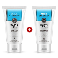 红石榴鲜活水润洁面乳100g温和清洁洗面奶女 牛奶保湿滋养洁面乳2支